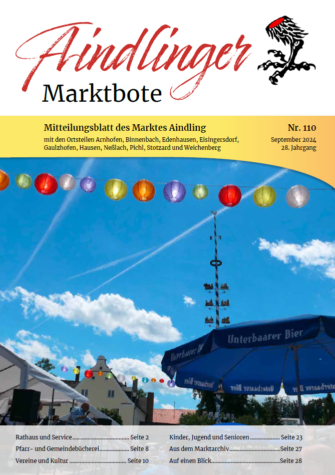 Marktbote Aindling September 2024